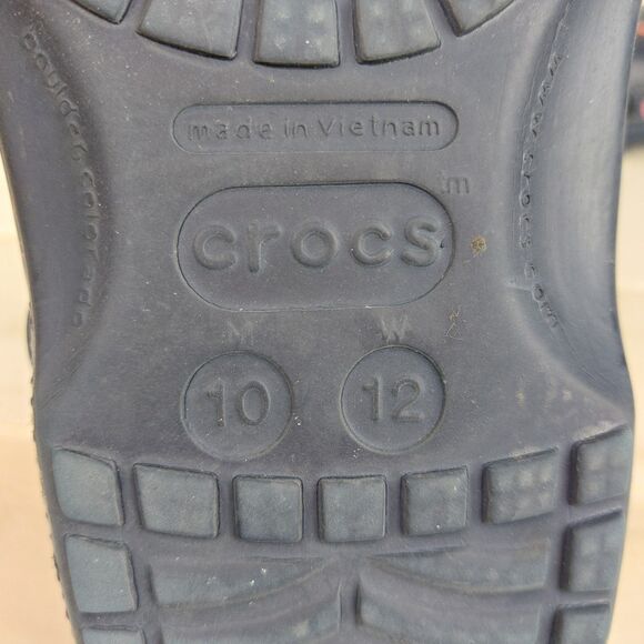 Crocs Classic Vacay Vibes Clog Navy Butterfly Print Womens 10 Men's 12 206375 - Picture 7 of 7